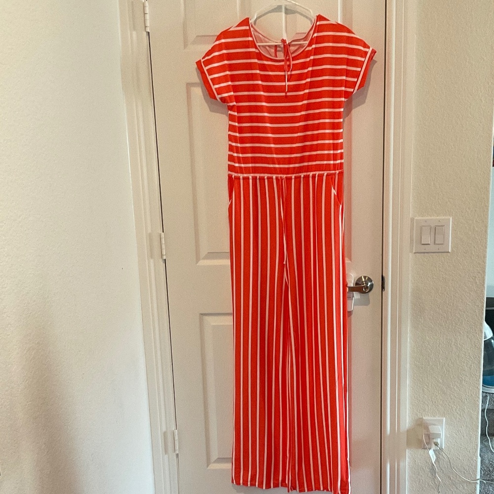 Striped romper